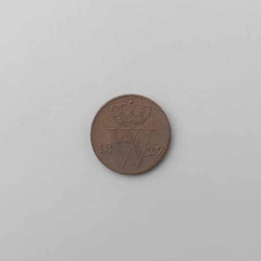Dutch ½ cent, 1822