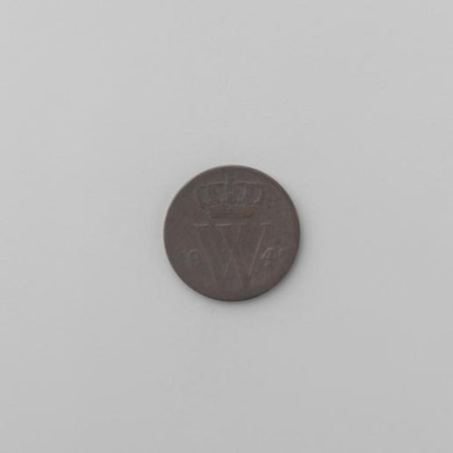 Dutch half cent, 1843