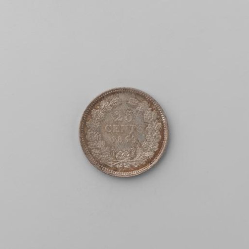 Dutch 25 cents, 1849