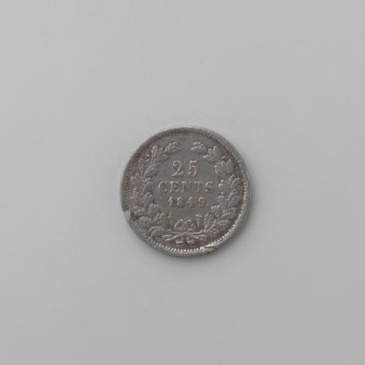 Counterfeit Dutch 25 cents, 1849