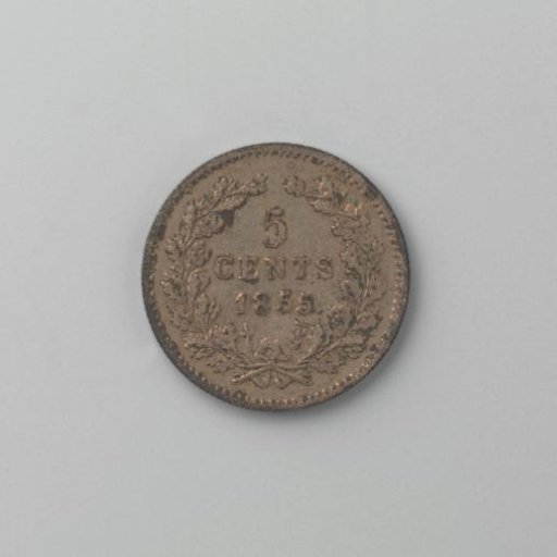 Dutch 5 cent, 1855