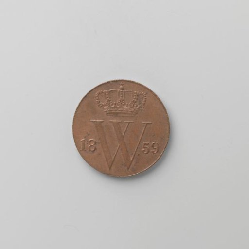 Dutch ½ cent, 1859