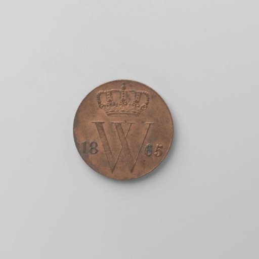 Dutch ½ cent, 1865