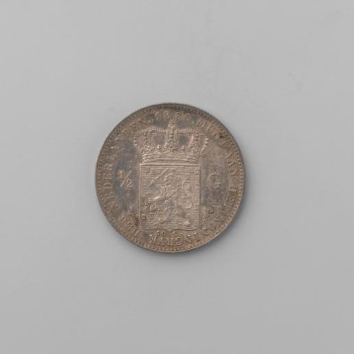 Dutch half guilder, 1866