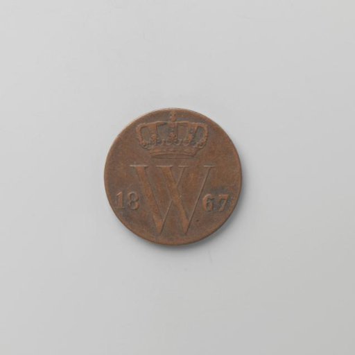 Dutch ½ cent, 1867