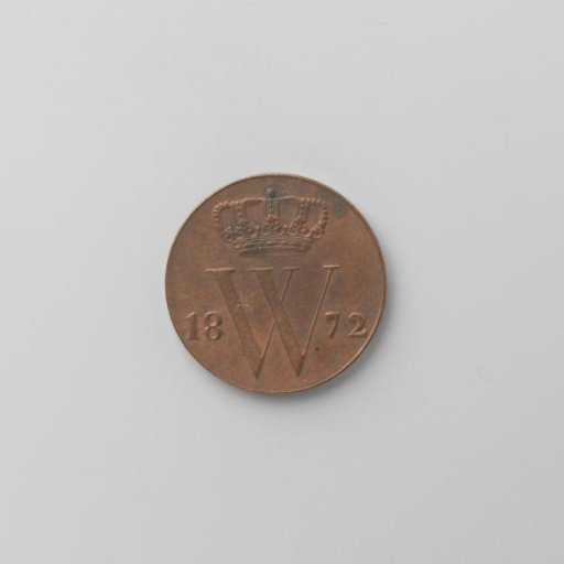 Dutch ½ cent, 1872