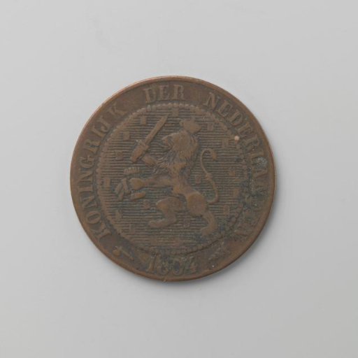 Dutch 2½ cent, 1884