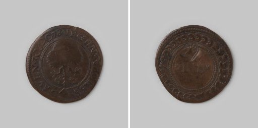 Stuiver, emergency coin from Deventer, struck during the siege