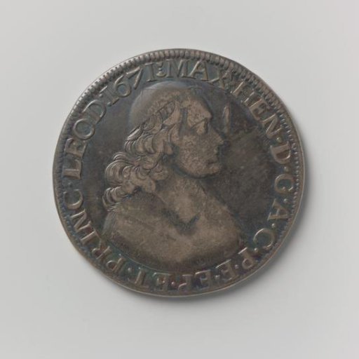 Ducaton of the Prince-Bishopric of Liège from Maximilian Henry of Bavaria, 1671
