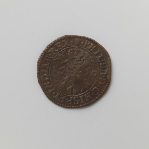 Duit from Brabant of Philip IV, 1650