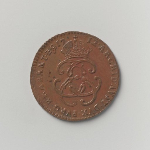 Oord from Brabant of Charles VI, 1712