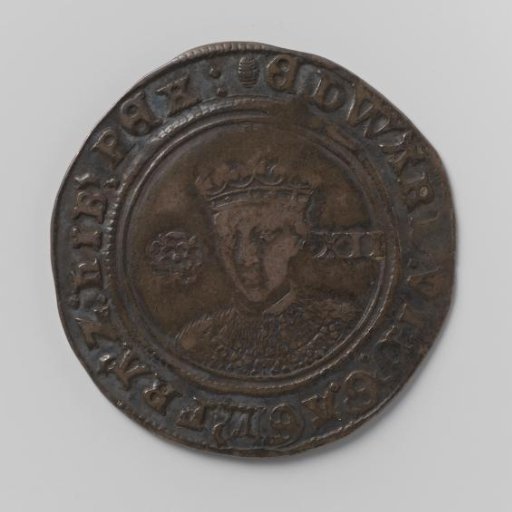 Shilling from England of Edward VI, 1549-1553
