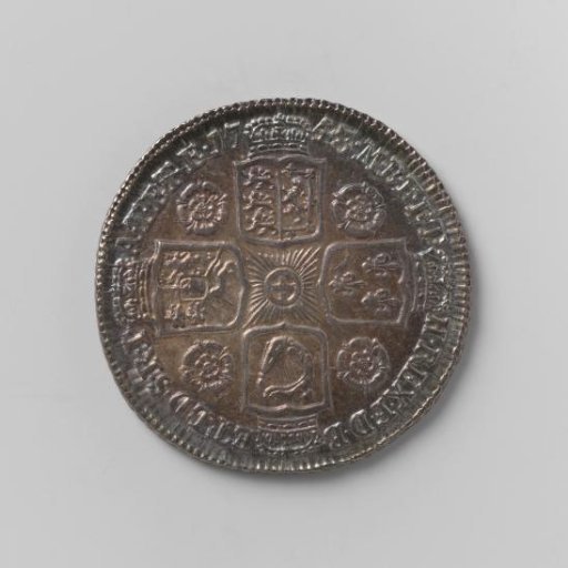 Shilling from England by George II, 1743