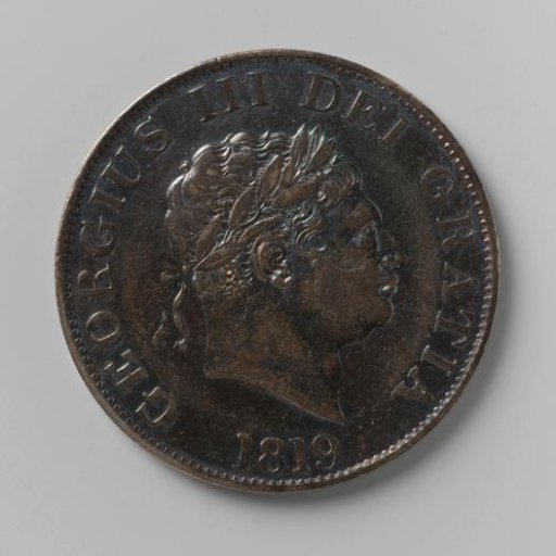 Half crown from England by George III, 1819