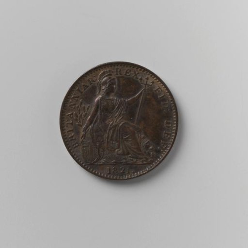 Farthing from England by George IV, 1821