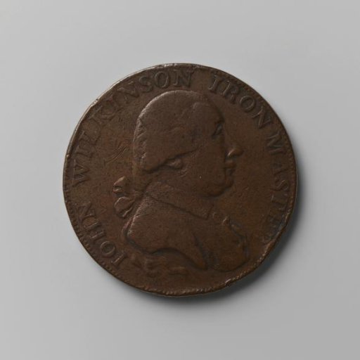 Payment token (token) for a penny from Willey, England, 1790