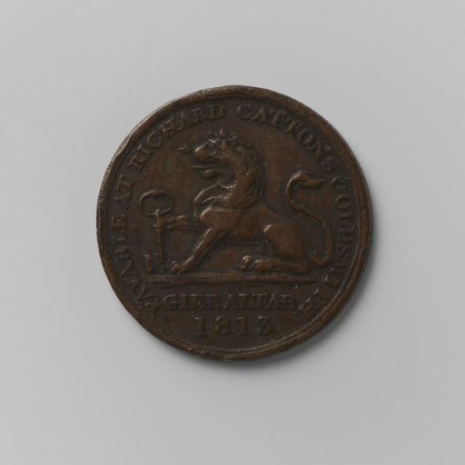 2 quartos from Gibraltar, 1813
