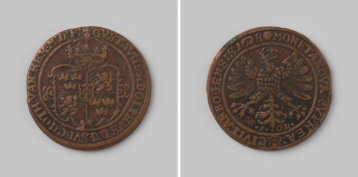Öre from Arboga in Sweden by Gustav II Adolf, 1628