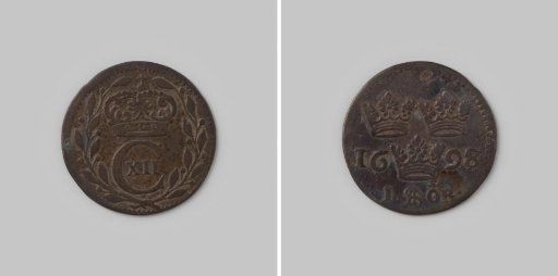 Öre from Sweden by Charles XII, 1698