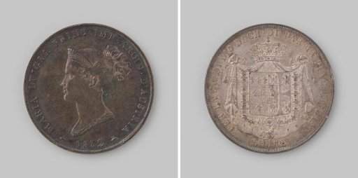 5 lire from the Duchy of Parma of Maria Louisa, 1832