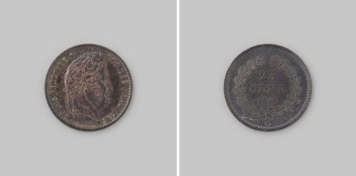 25 centimes from the Kingdom of France of Louis Philippe I, 1846
