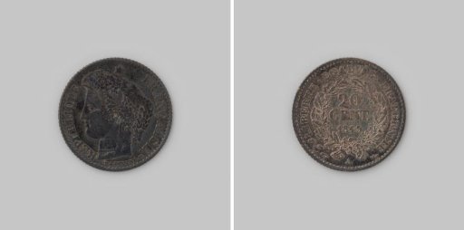 20 centimes from France, the Second Republic, 1849