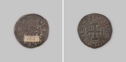 Two vintems or 40 reis from Portugal of King Alfonso VI, 1656-1683