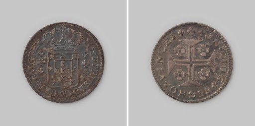 6 vintems or 120 reis from Portugal of King José I, 1750-1777