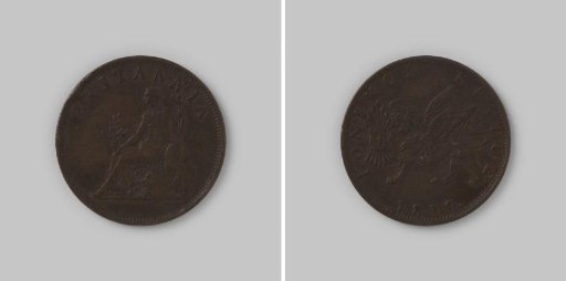 ½ Penny or Obol from the Ionian Islands under British rule, 1819