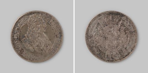 Taler from the diocese of Olmutz of Charles III Joseph of Lorraine, 1711