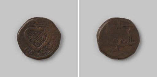 Pice for Bombay in India of the British East India Company (EIC), 1806