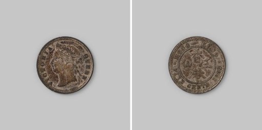5 cents from Hong Kong of Queen Victoria, 1892