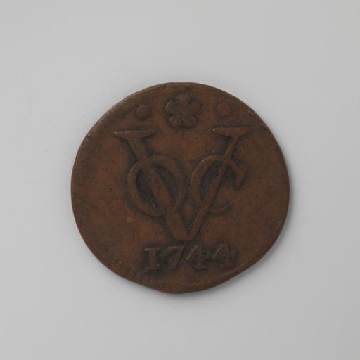 Duit of the VOC from Holland, 1744