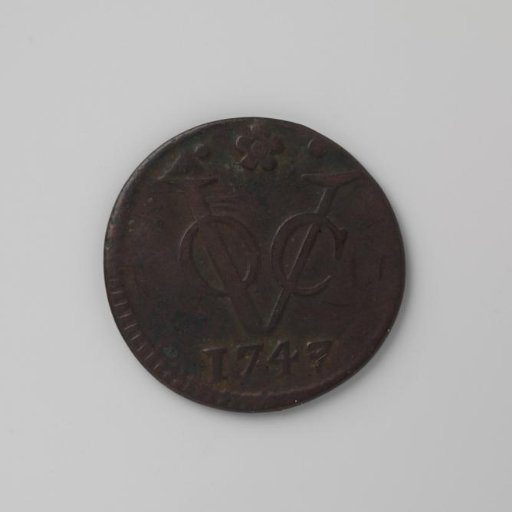 Duit of the VOC from Holland, 1747