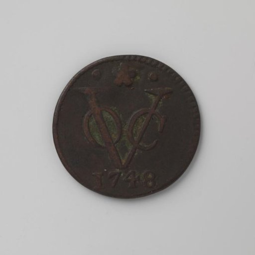 Duit of the VOC from Holland, 1748