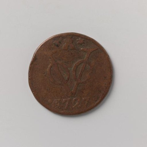 Duit of the VOC from Zeeland, 1727