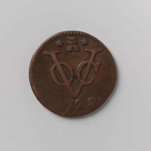 Duit of the VOC from Zeeland, 1728