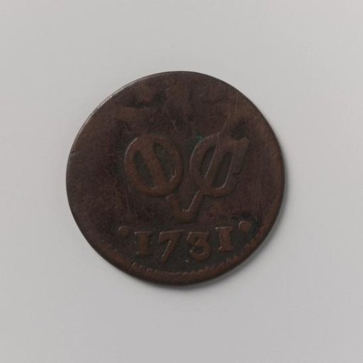 Duit of the VOC from Zeeland, 1731