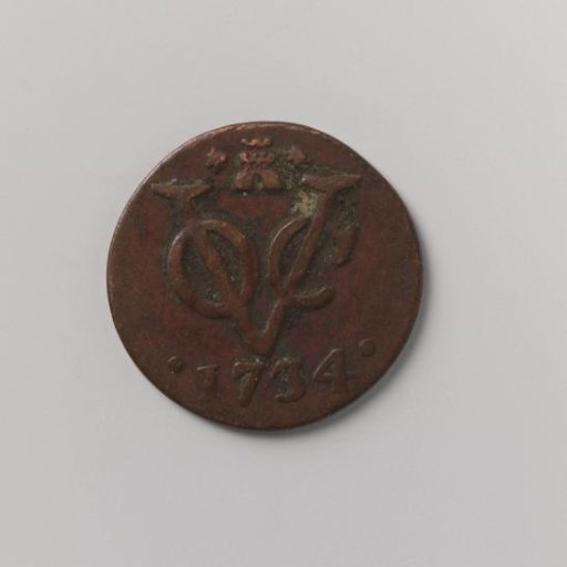 Duit of the VOC from Zeeland, 1734