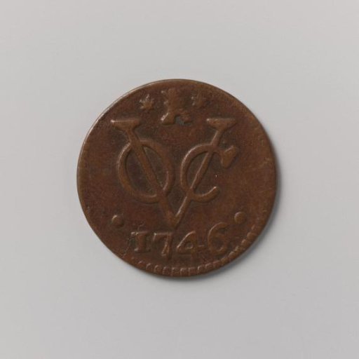 Duit of the VOC from Zeeland, 1746
