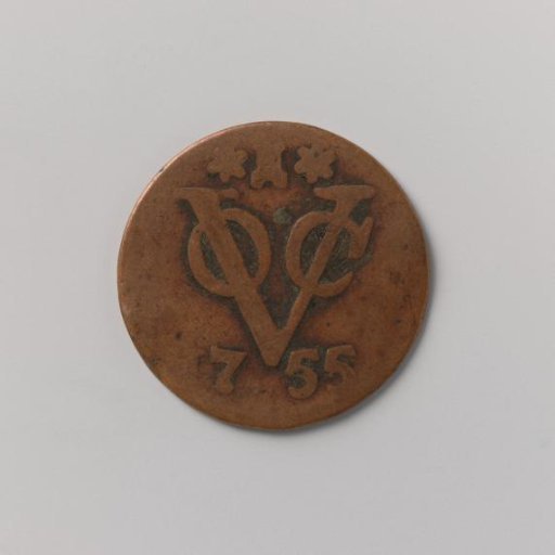 Duit of the VOC from Zeeland, 1755