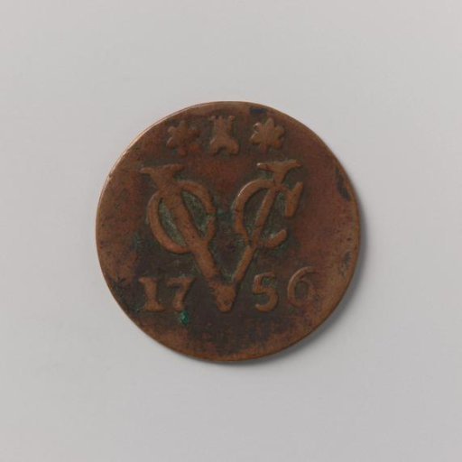 Duit of the VOC from Zeeland, 1756
