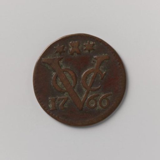 Duit of the VOC from Zeeland, 1766