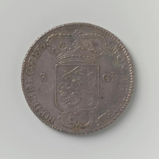 Three guilders of the VOC from Zeeland, 1789