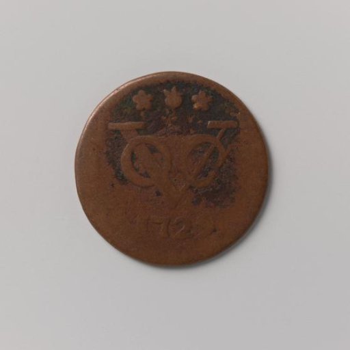 Duit of the VOC from Westfriesland, 1729