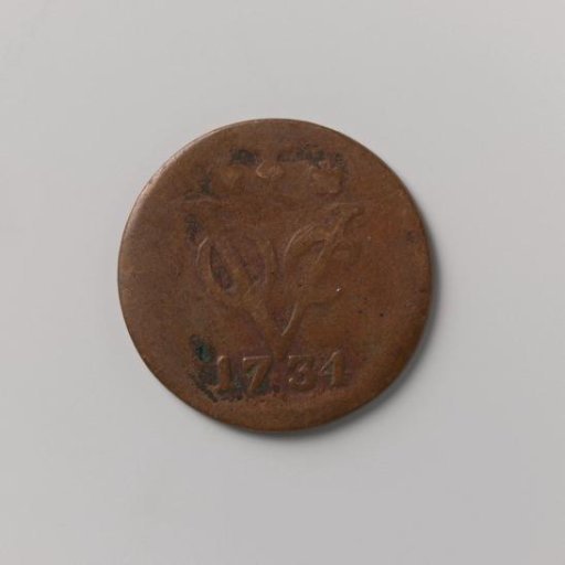 Duit of the VOC from Westfriesland, 1734