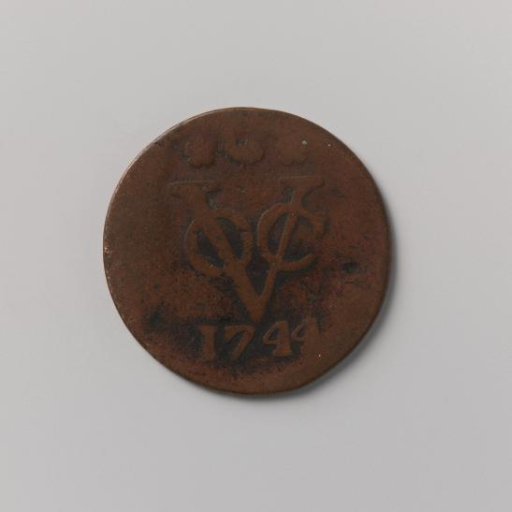 Duit of the VOC from Westfriesland, 1744