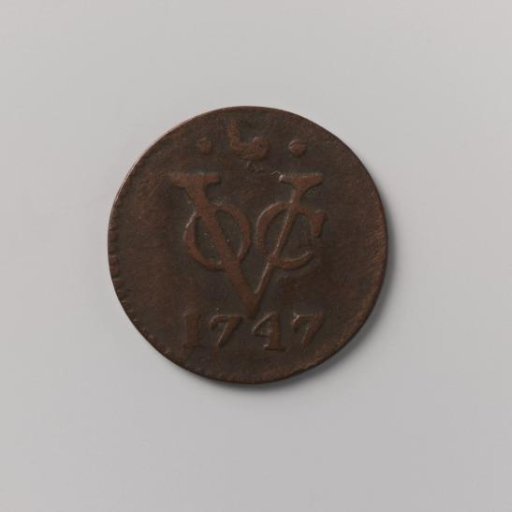 Duit of the VOC from Westfriesland, 1747
