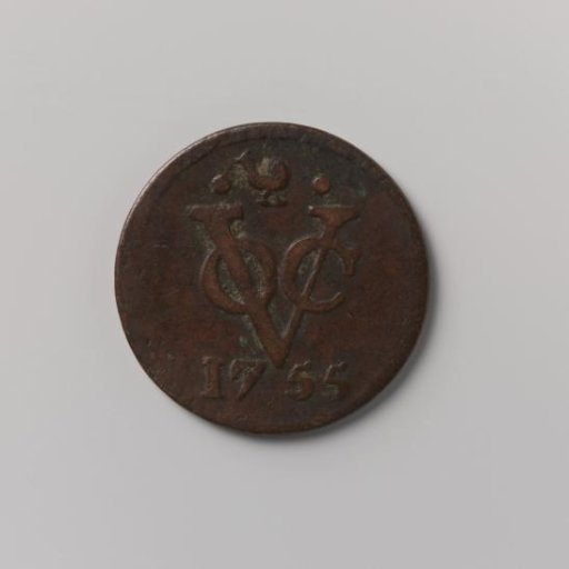Duit of the VOC from Westfriesland, 1755