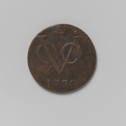 ½ duit of the VOC from Westfriesland, 1770